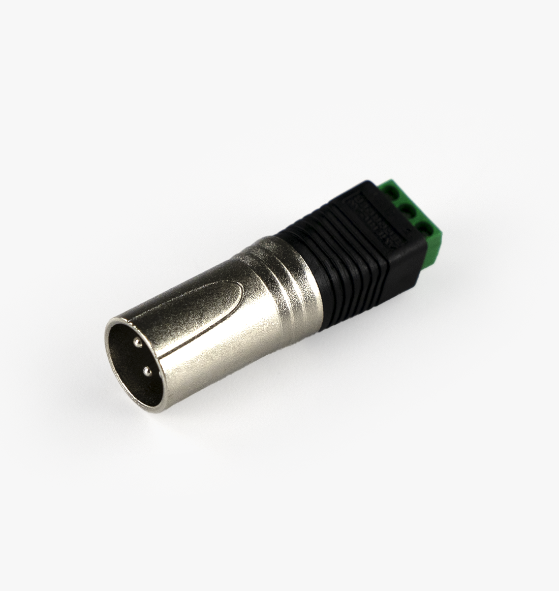 DMX 3 Pin Male XLR to Screw Terminal Adapter