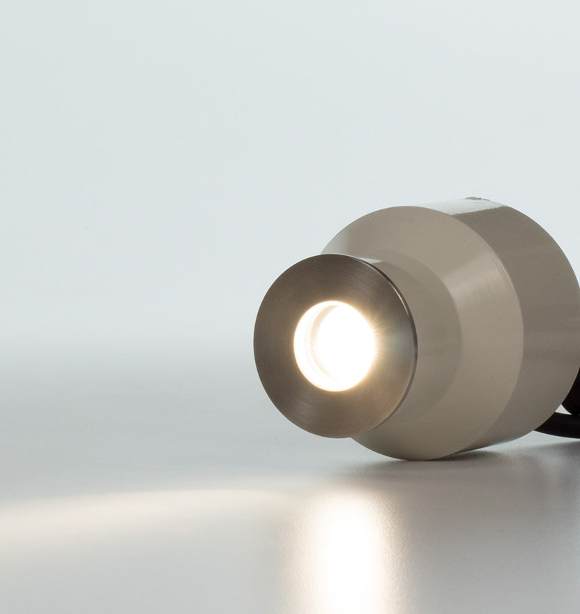 Compact In-Ground/In-Wall LED Light (Flat Bezel) - Ultra Bright (3W)