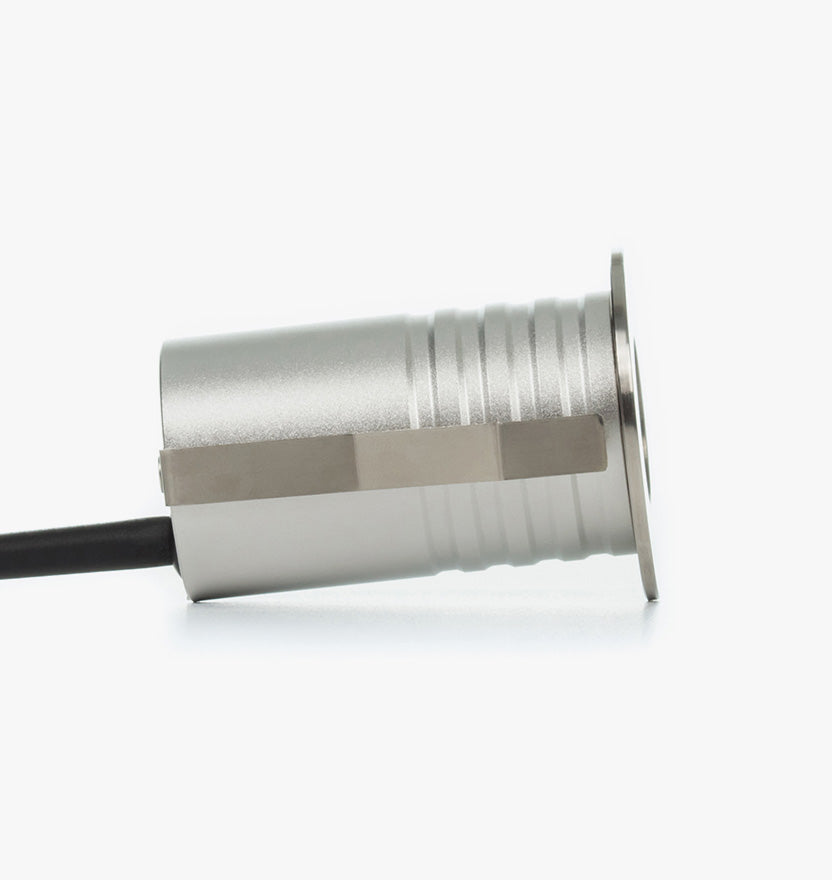 Compact In-Ground/In-Wall LED Light (Flat Bezel) - Ultra Bright (3W)