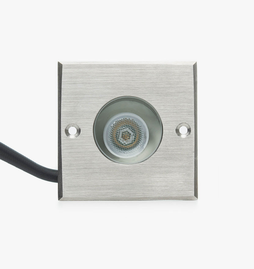 Small Square In-Ground/In-Wall LED Light - Ultra Bright (3W)