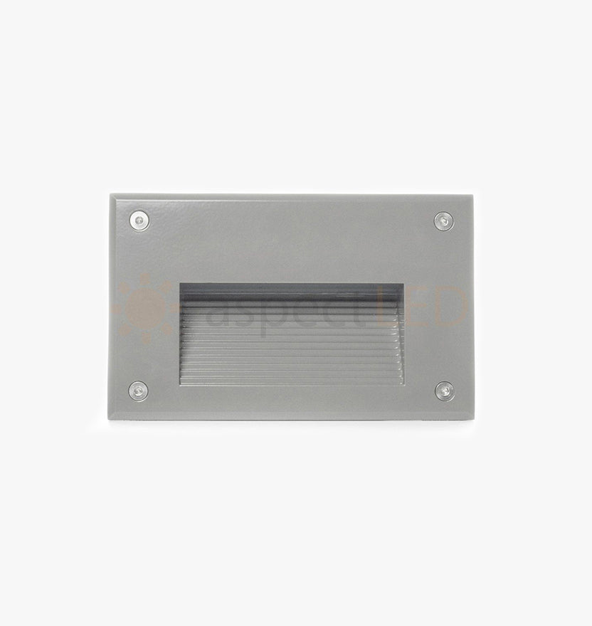 Modern Horizontal Landscape Recessed Indoor/Outdoor LED In-Wall Stair Step Light