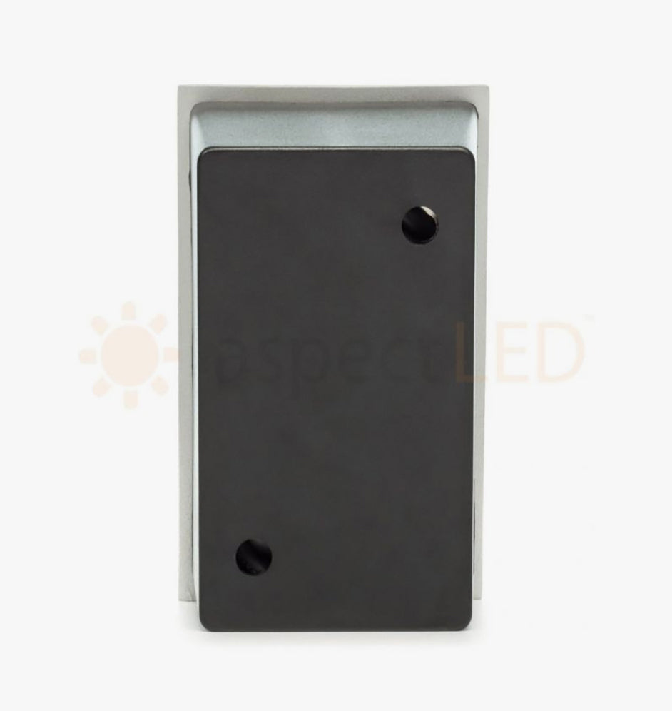 Modern Vertical Portrait Recessed Indoor/Outdoor LED In-Wall Stair Step Light