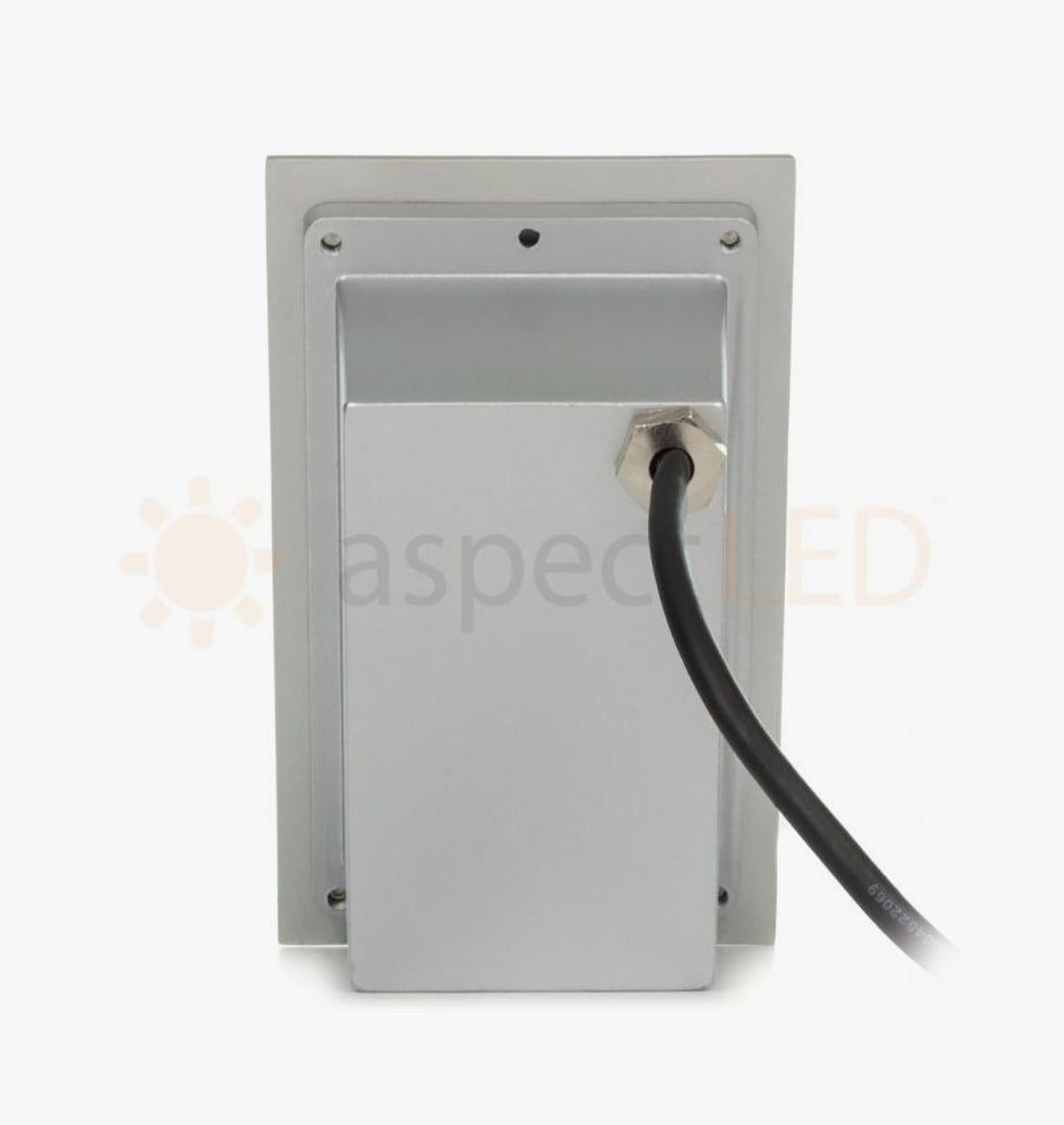 Modern Vertical Portrait Recessed Indoor/Outdoor LED In-Wall Stair Step Light