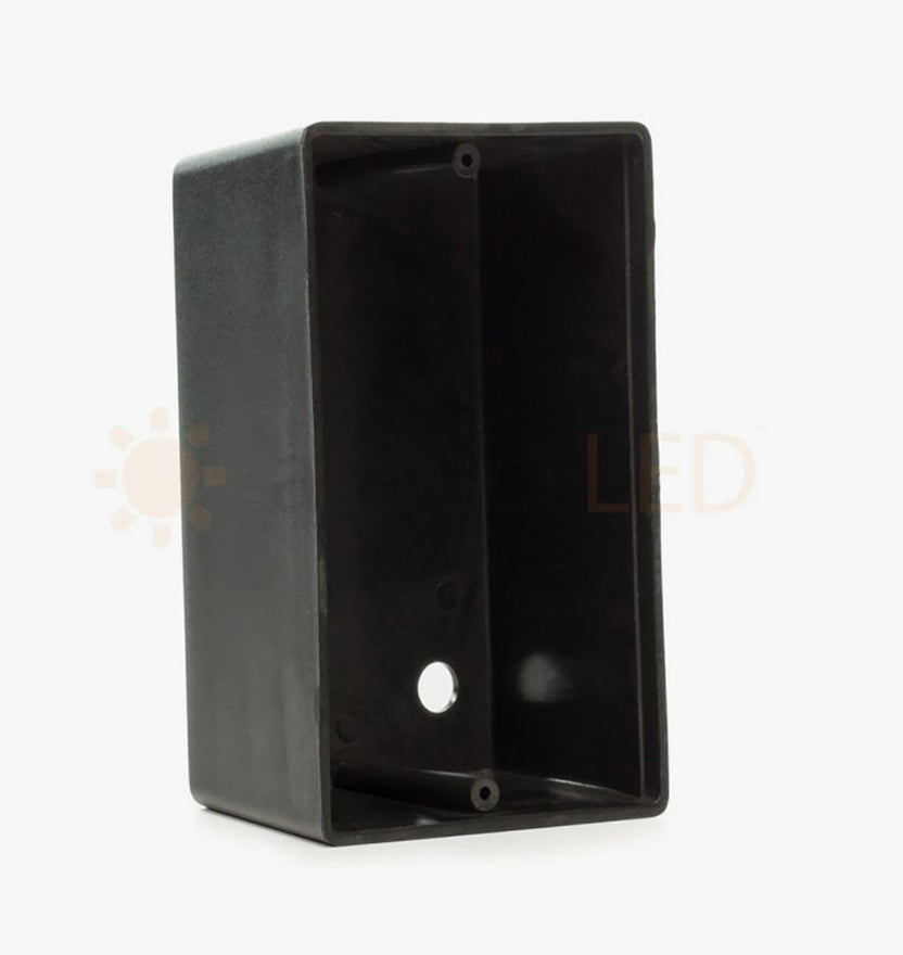 Modern Vertical Portrait Recessed Indoor/Outdoor LED In-Wall Stair Step Light