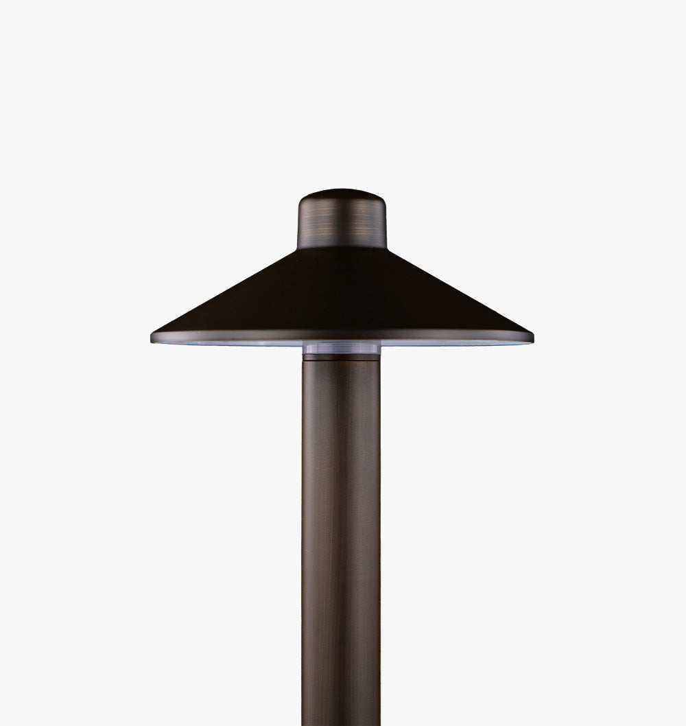 Modern Dome LED Path Light - Antique Bronze
