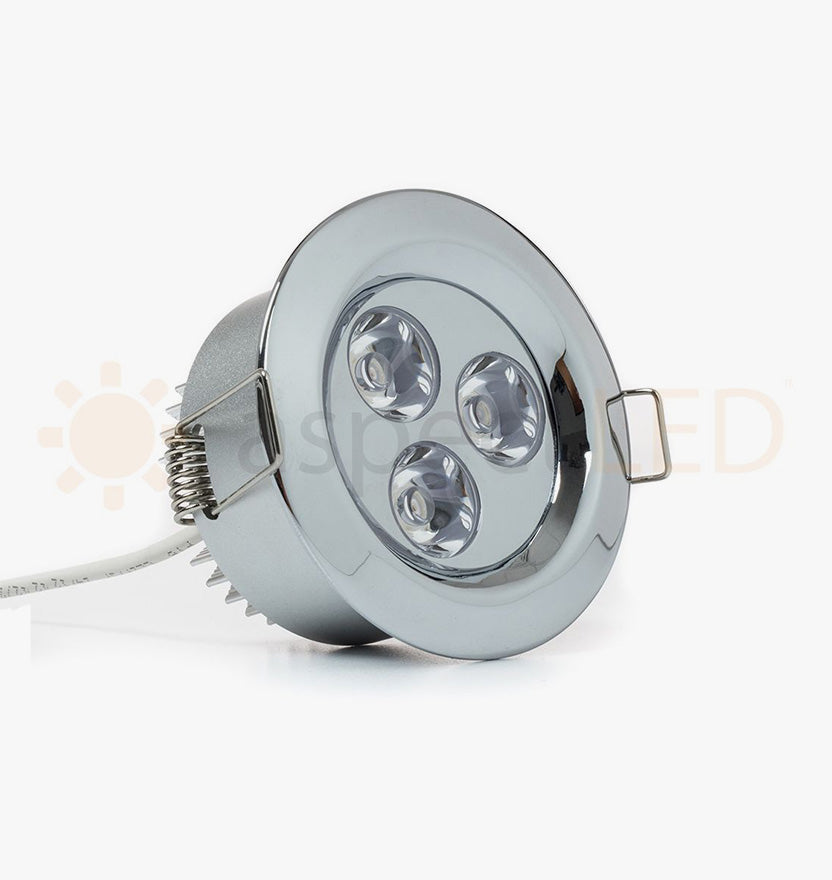 3.15" LED Recessed Light - Standard Bright (3W) 2-5/8" Cut Out Size