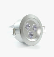 3.15" LED Recessed Light - Standard Bright (3W) - Brass 2-5/8" Cut Out Size