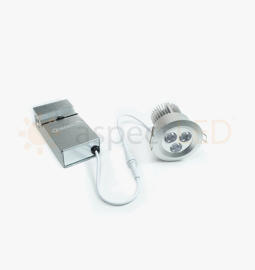 3.15" LED Recessed Light - Ultra Bright (9W) - 2-5/8" Cut Out Size - Brass