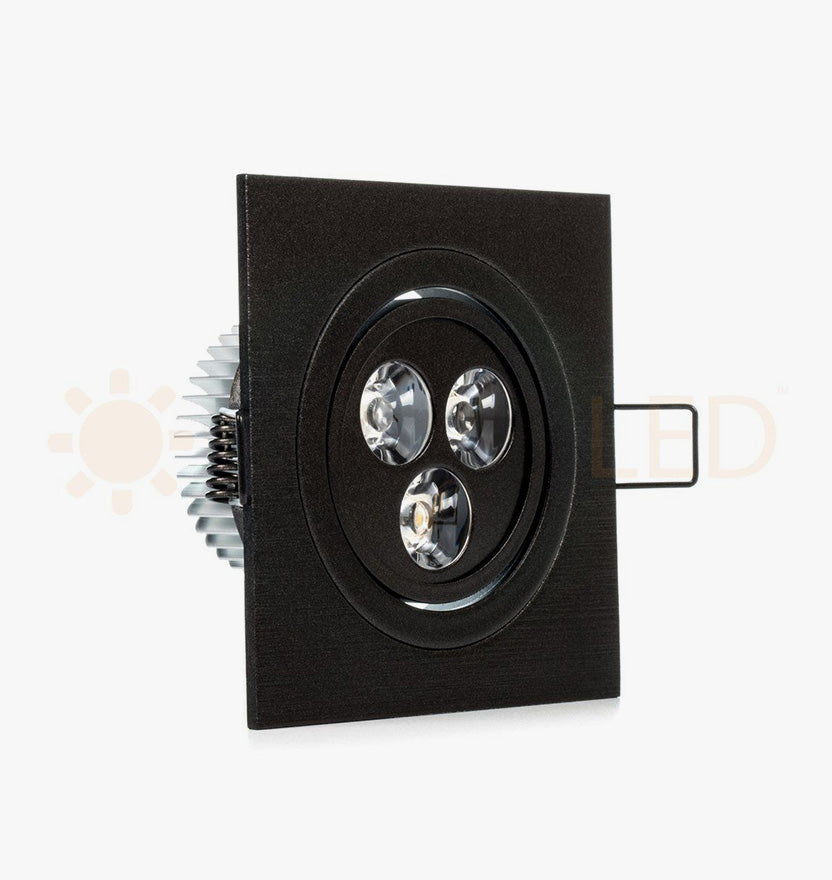 Modern Series 3 LED Recessed Light for Flat or Sloped Ceilings - Standard Bright (3W)
