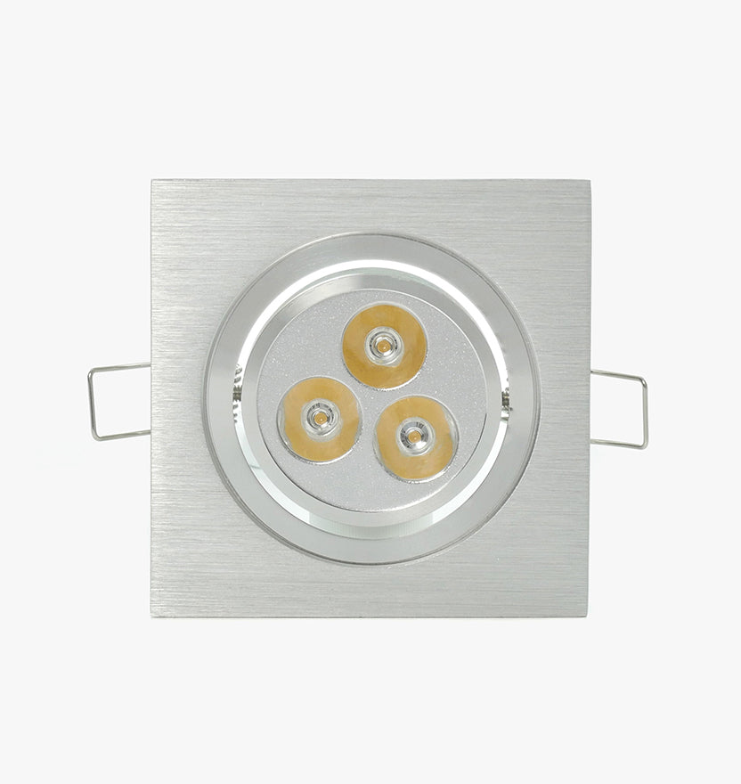 Modern Series 3 LED Recessed Light for Flat or Sloped Ceilings - Standard Bright (3W)
