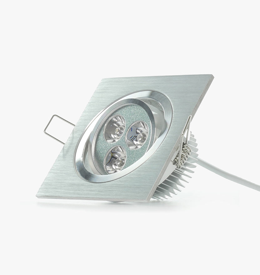 Modern Series 3 LED Recessed Light for Flat or Sloped Ceilings - Standard Bright (3W)