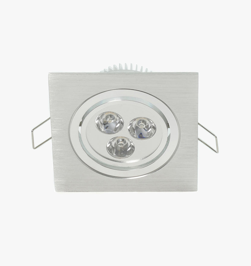 Modern Series 3 LED Recessed Light for Flat or Sloped Ceilings - Standard Bright (3W)