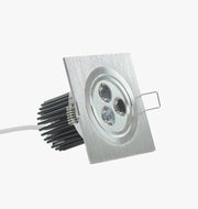 Modern Series 3 LED Recessed Light for Flat or Sloped Ceilings - Ultra Bright (9W) - Brass