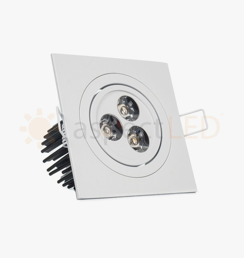 Modern Series 3 LED Recessed Light for Flat or Sloped Ceilings - Ultra Bright (9W)