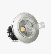 3.5" Single Array LED Recessed Light for Flat or Sloped Ceilings - 10W 3" Cut Out Size