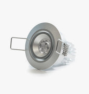 NSF Certified 2.25" LED Recessed Light for Flat or Sloped Ceilings - Ultra Bright (3W) - Green