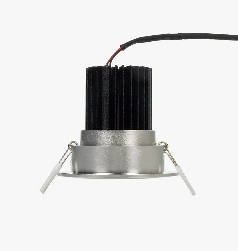 3.5" Single Array LED Recessed Light for Flat or Sloped Ceilings - 10W 3" Cut Out Size