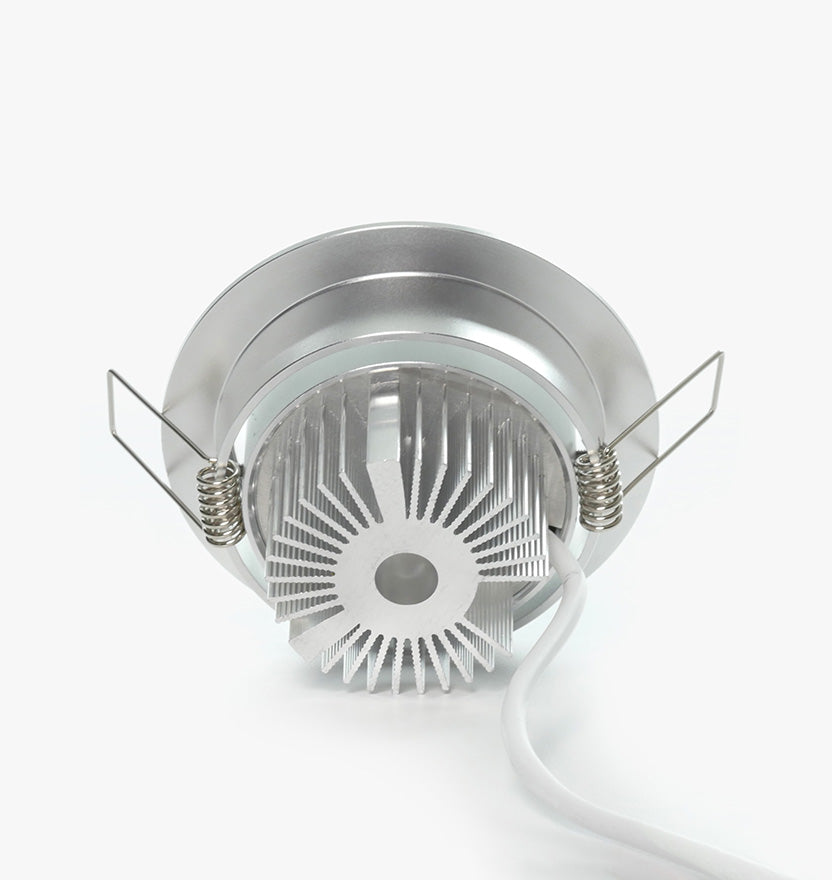 3.5" LED Recessed Light for Flat or Sloped Ceilings - Standard Bright (3W) 2-7/8" Cut Out Size