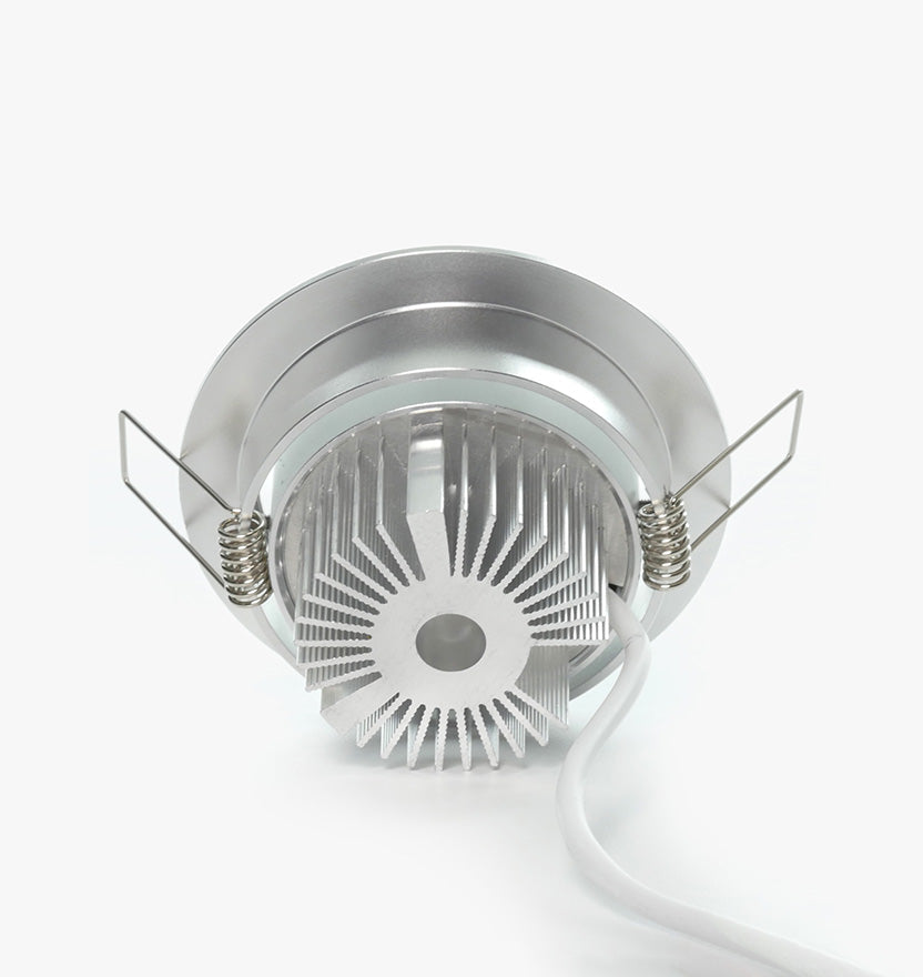 3.5" LED Recessed Light for Flat or Sloped Ceilings - Standard Bright (3W) - Dark Bronze 2-7/8" Cut Out Size