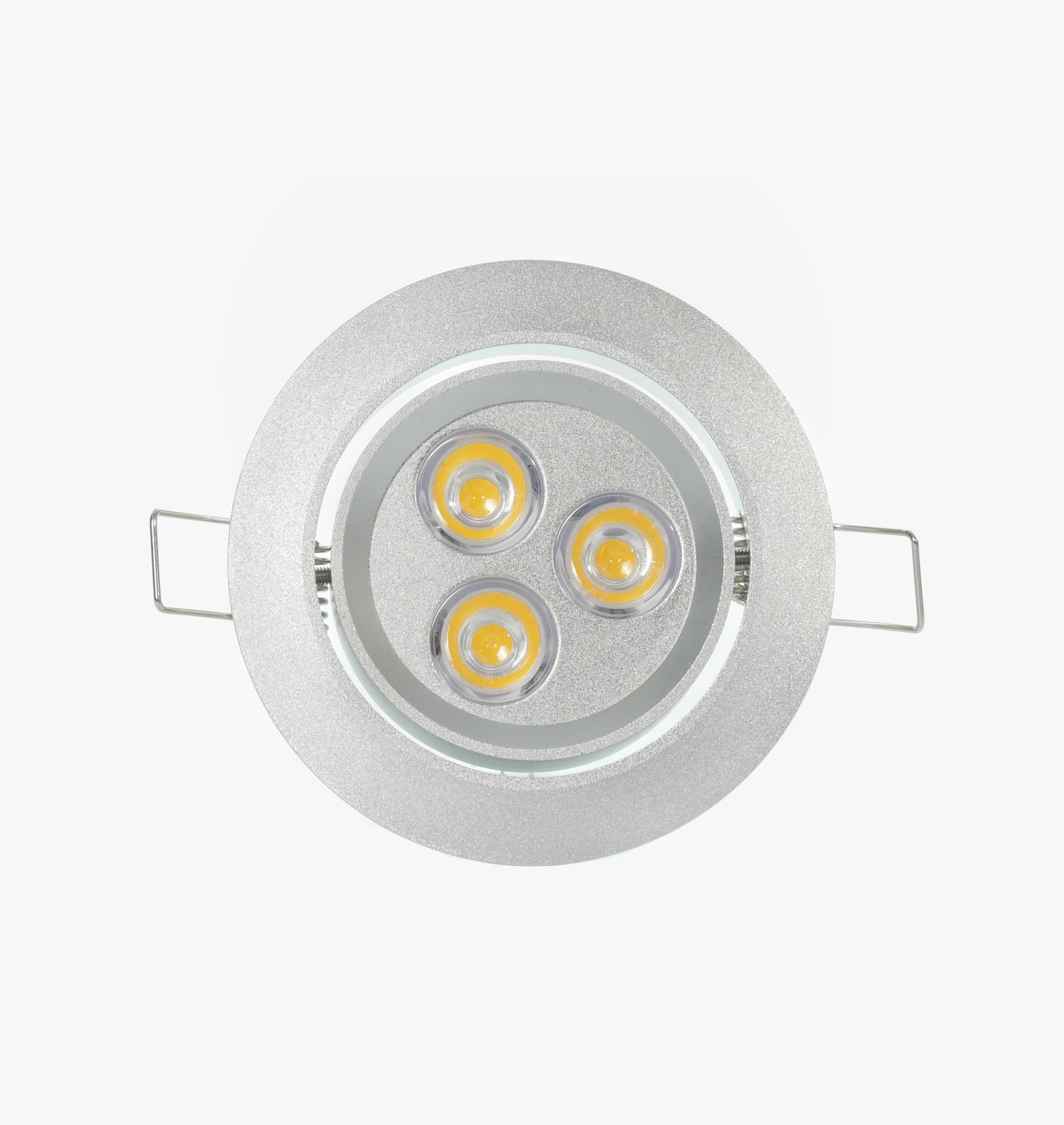 3.5" LED Recessed Light for Flat or Sloped Ceilings - Ultra Bright (9W) 2-7/8" Cut Out Size