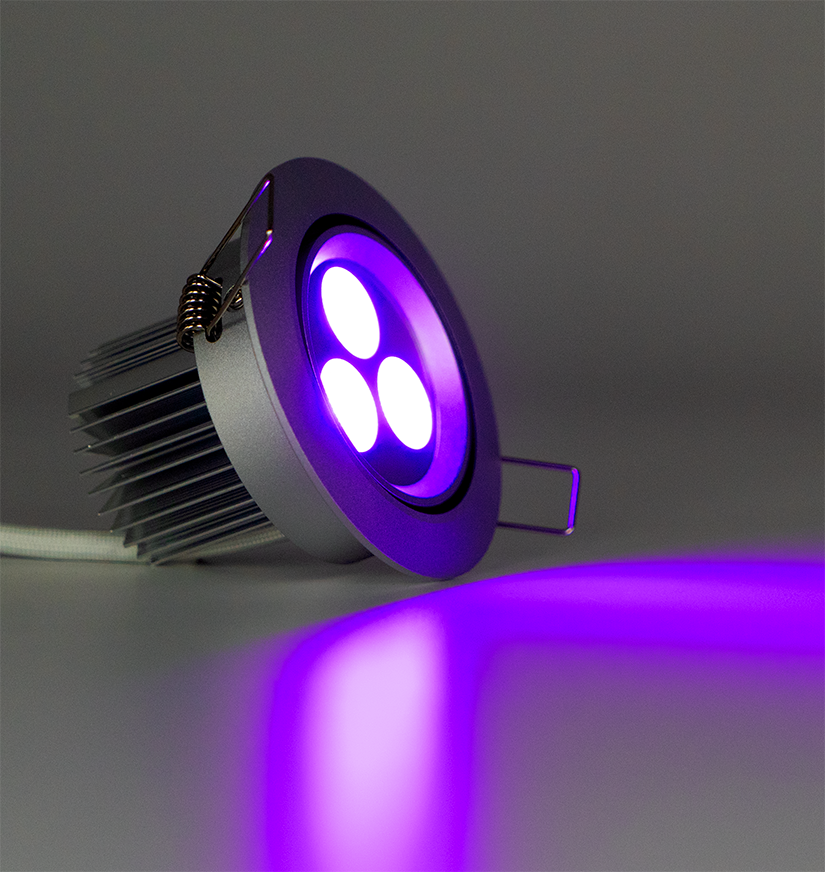 3.5" RGB LED Recessed Light - Ultra Bright (9W) 2-3/4" Cut Out Size