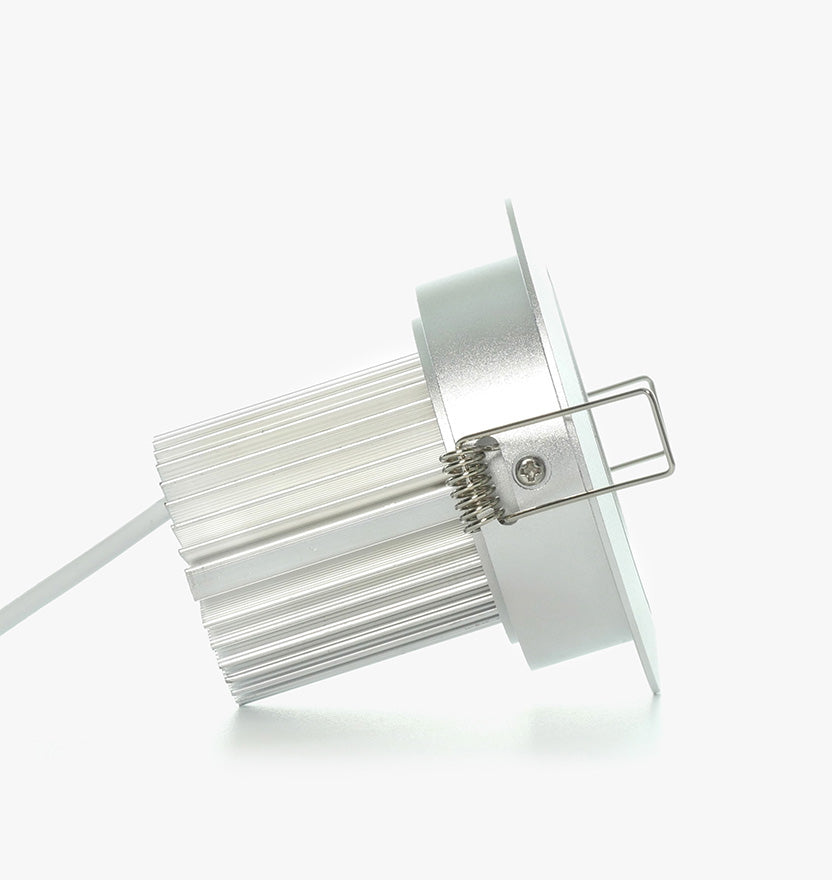 3.5" LED Recessed Light for Flat or Sloped Ceilings - Ultra Bright (9W) 2-7/8" Cut Out Size