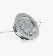 NSF Certified 4.2" LED Recessed Light for Flat or Sloped Ceilings - 6 LED (6W) - Blue