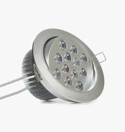 5.2" Recessed Light for Flat or Sloped Ceilings - 12 LED (12W) - Brass