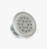 6.3" Recessed Light for Flat or Sloped Ceilings - 18 LED (18W) - White