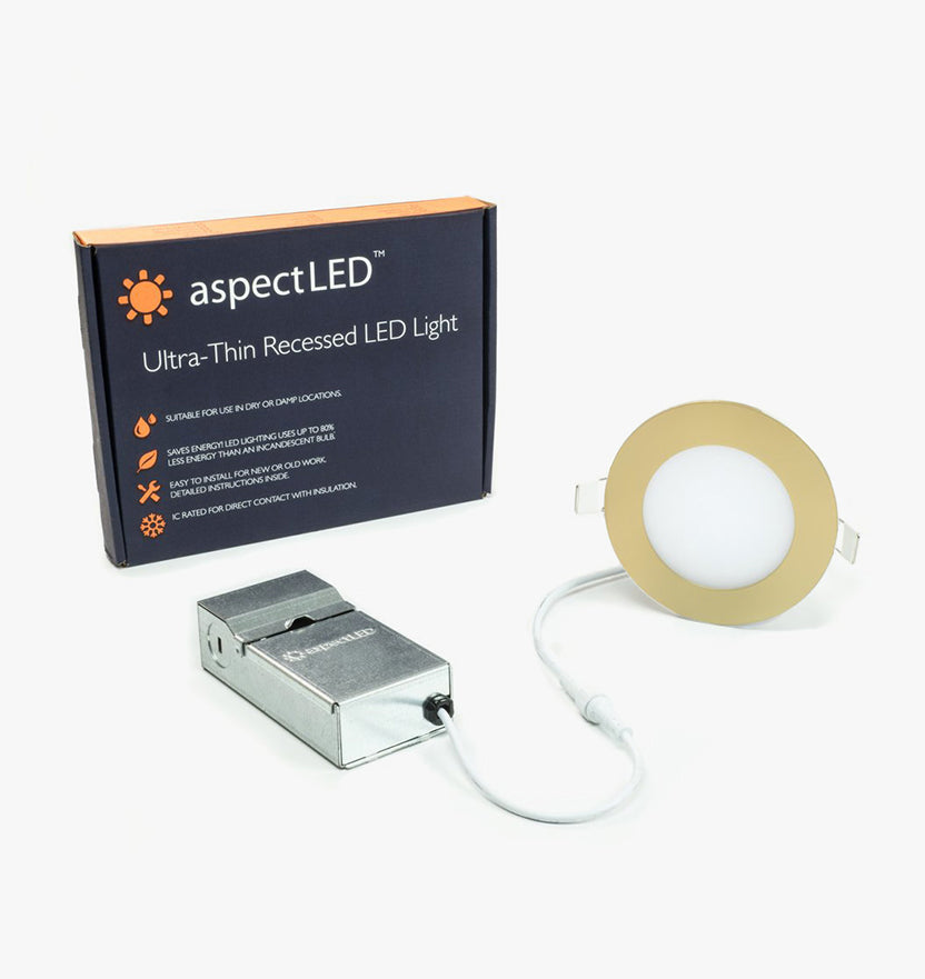 4.75" Ultra-Thin LED Recessed Light - 6 Watt (45 Watt Equivalent)