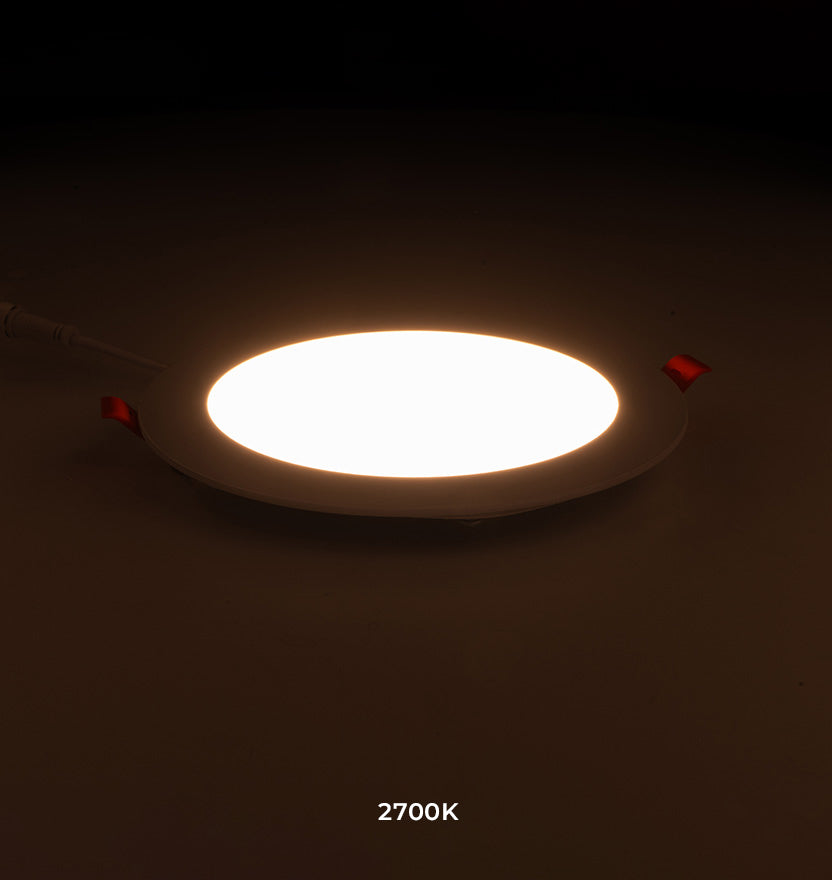 6.5" Adjustable White Ultra-Thin Round Recessed Light (15W)