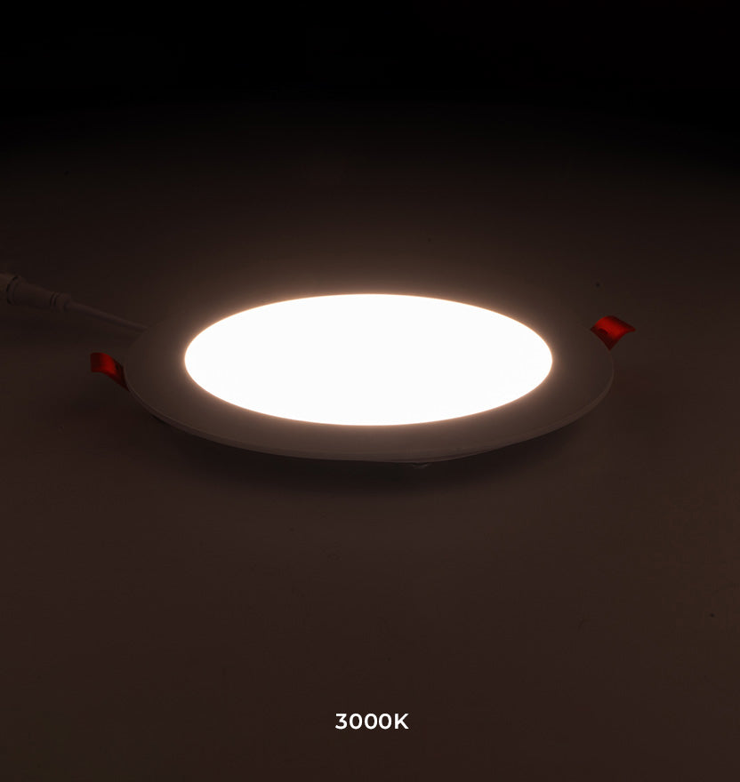 6.5" Adjustable White Ultra-Thin Round Recessed Light (15W)