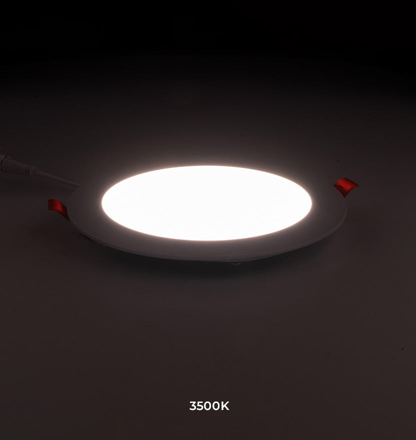 6.5" Adjustable White Ultra-Thin Round Recessed Light (15W)