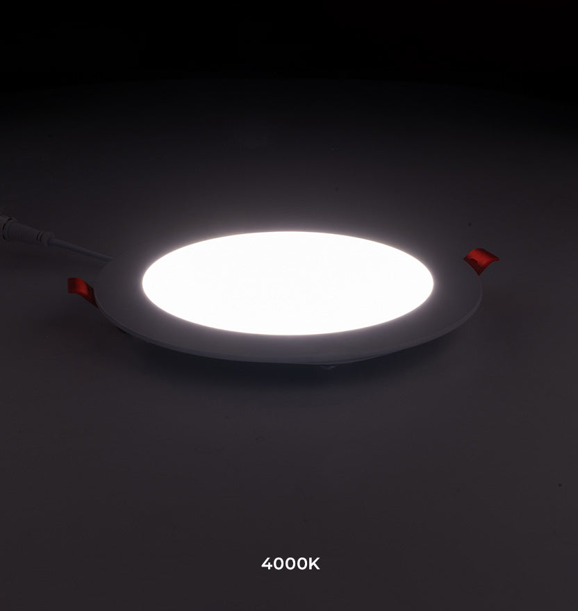 6.5" Adjustable White Ultra-Thin Round Recessed Light (15W)