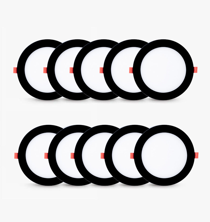 6.5" Adjustable White Ultra-Thin Round Recessed Light (15W)