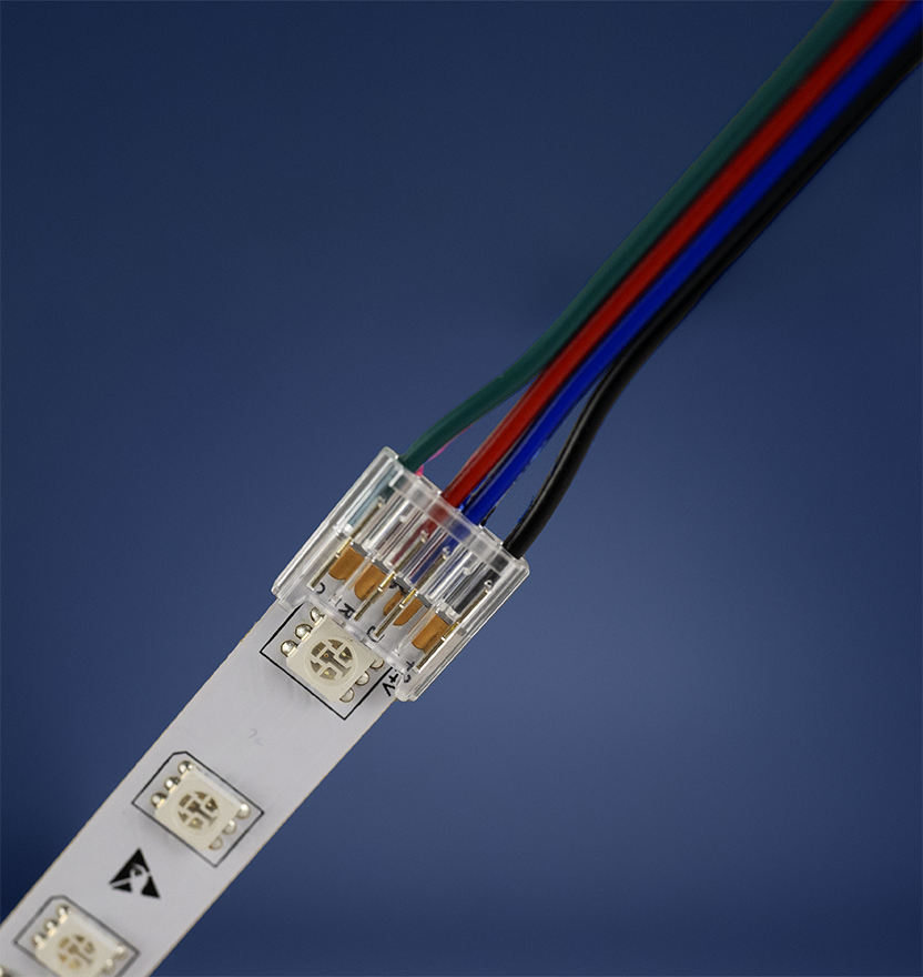 Endless RGB Solderless Pigtail Bite Connector
