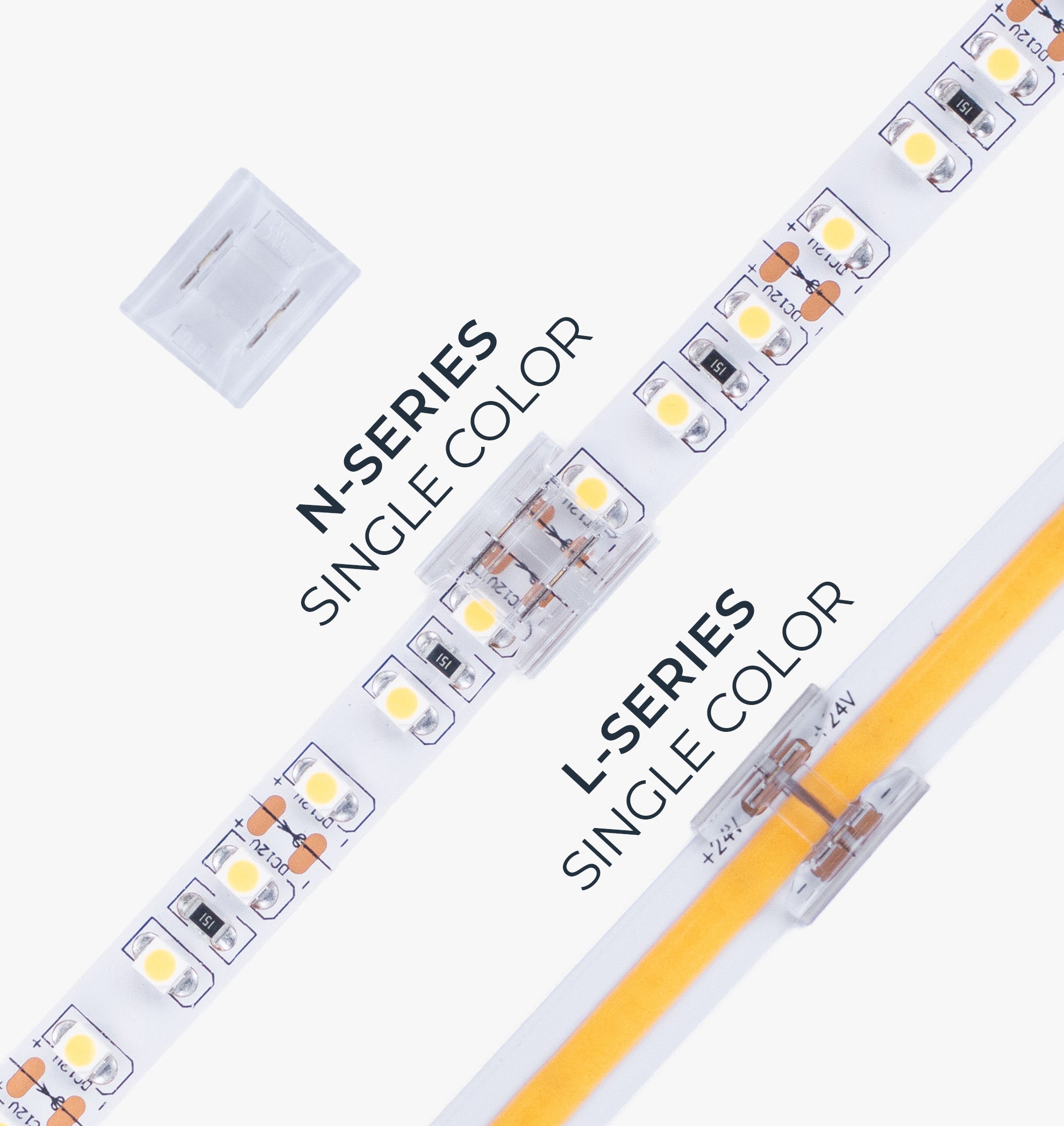 L & N-Series Single Color Solderless Splice Bite Connector