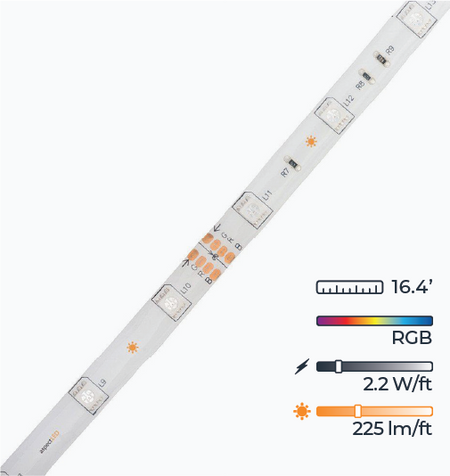 RGB Color Changing LED Strip Lights - aspectLED
