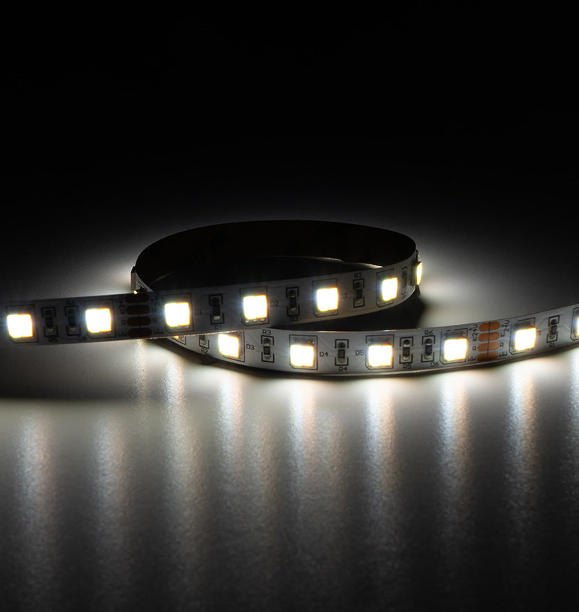 W-Series Dynamic Variable White Color Tuning Flexible LED Strip Light - Ultra Bright (18 LEDs/foot)