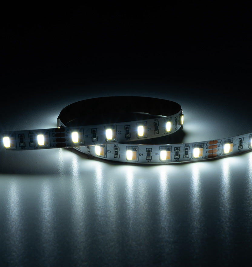 W-Series Dynamic Variable White Color Tuning Flexible LED Strip Light - Ultra Bright (18 LEDs/foot)