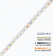 W-Series LED Strip Light - Ultra Bright - Single Color - Waterproof