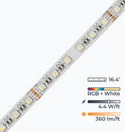 W-Series LED Strip Light - Ultra Bright - RGBW 4-in-1 Color Changing