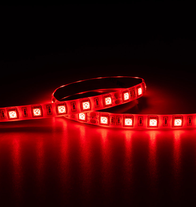 W-Series LED Strip Light - Ultra Bright - Single Color - Waterproof