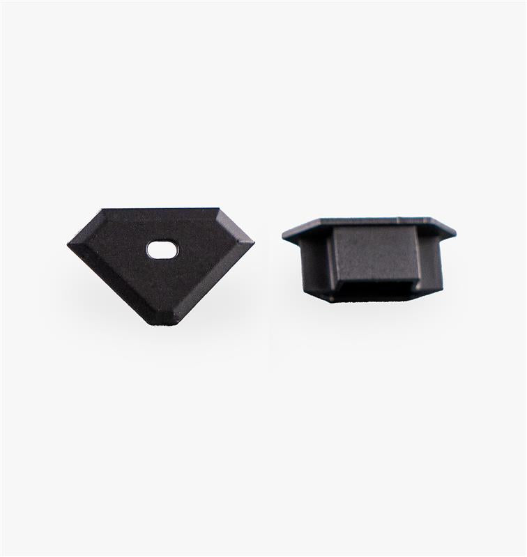 End Caps for Wide Corner Mount Channel (set of 2)