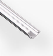 Corner Mount LED Channel, Wide - 10PK - Silver