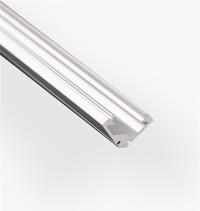 Corner Mount LED Channel, Wide - 10PK - Silver