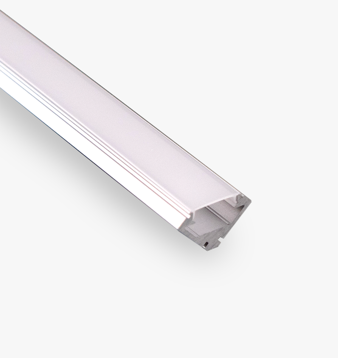 Corner Mount LED Channel, Wide - 10PK - Silver