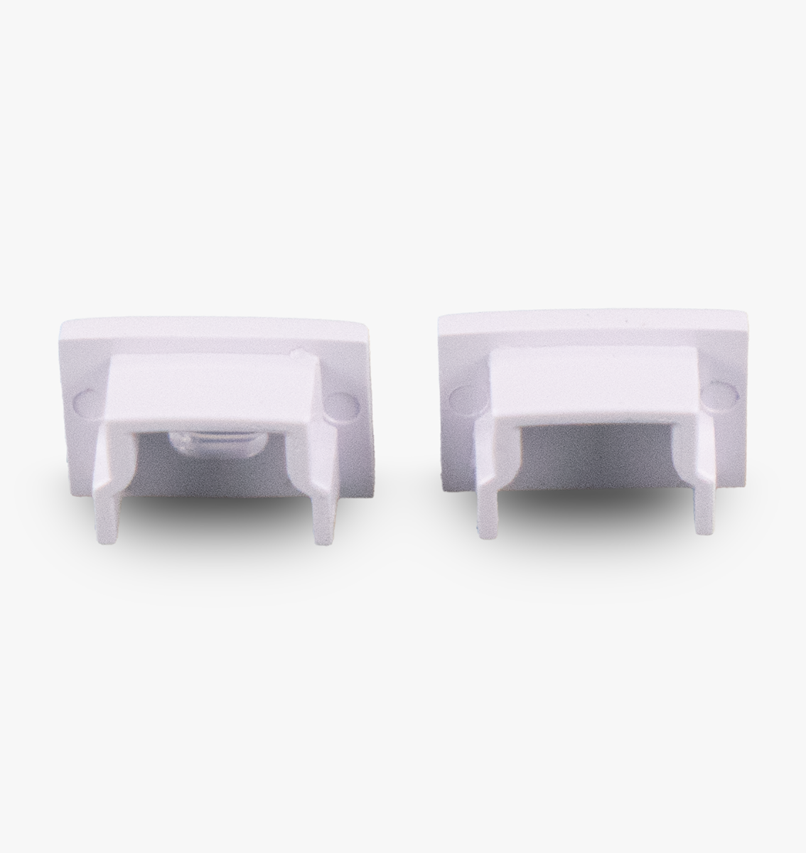 End Cap for Narrow, Tile-In Channel