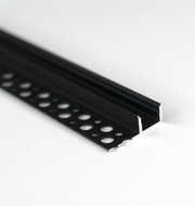 Tile-In LED Edge Profile Channel, Narrow - Black