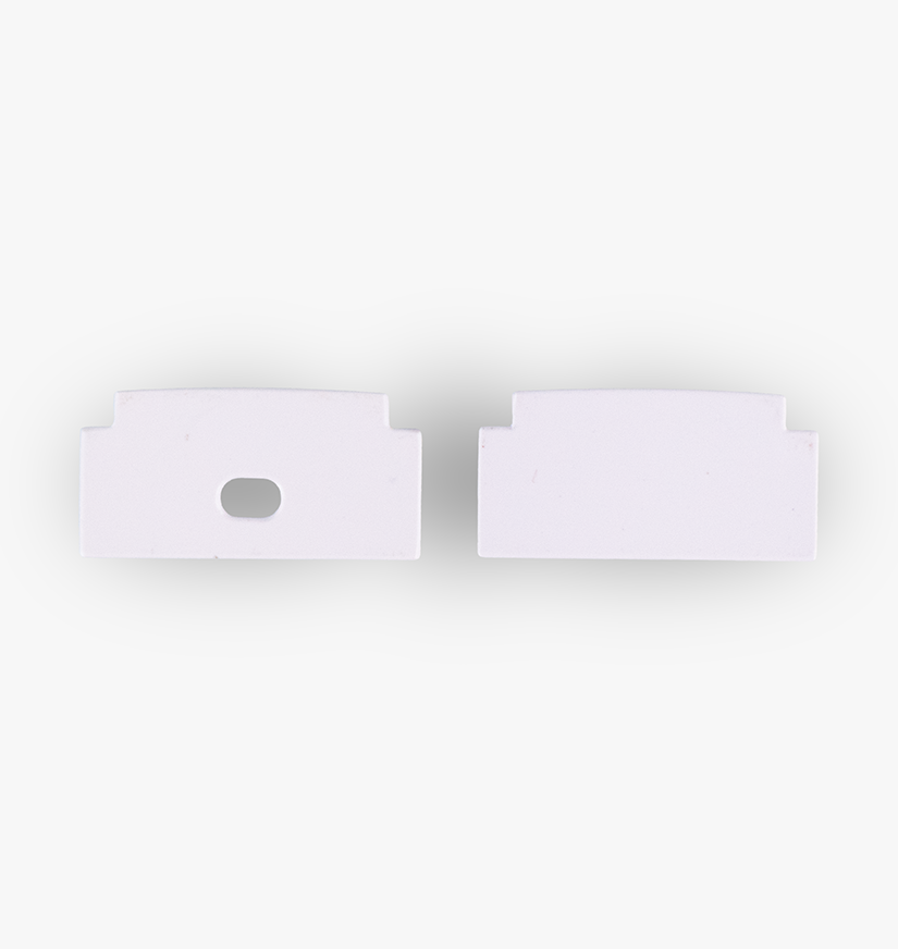 End Caps for Wide, Mud-In Channel